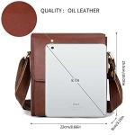 Augus Vintage Leather Crossbody Bag for Men