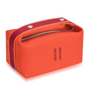 Orange Red Luxury Makeup Travel Bag for Women