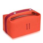 Orange Red Luxury Makeup Travel Bag for Women