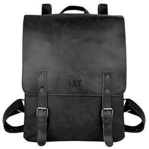 Vintage Vegan Leather Backpack for Travel and Daily Use