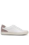 Naturalizer Morrison White Leather Lace-Up Sneakers
