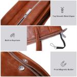 Monrich Women's Vegan Leather Large Tote Bag