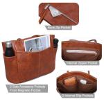 Monrich Women's Vegan Leather Large Tote Bag