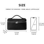 TANMESSO Mini Leather Crossbody Bag for Women