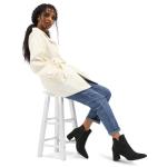 Chic Low Heel Ankle Boots with Pointed Toe