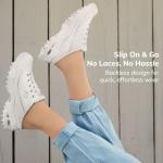 Skechers Bright Sky White/Silver Clogs for Women