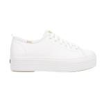 Keds Women's Triple Up White Leather Sneakers