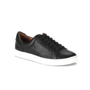 Frye Ivy Low Lace Sneakers in Black Leather
