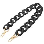 Acrylic Black Handbag Chain Purse Strap