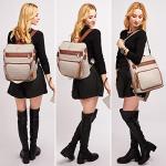 Versatile Women’s Fashion Backpack Purse Set
