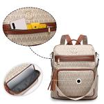 Versatile Women’s Fashion Backpack Purse Set