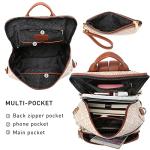 Versatile Women’s Fashion Backpack Purse Set