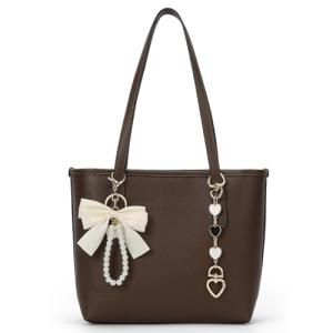 Chic Vegan Leather Small Tote Bag for Women