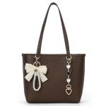 Chic Vegan Leather Small Tote Bag for Women