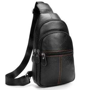 Molshine Leather Sling Crossbody Bag for Everyone