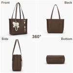 Chic Vegan Leather Small Tote Bag for Women