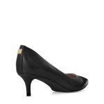 Lauren Ralph Lauren Adrienne Black Leather Pump 7.5