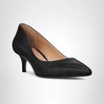 Lauren Ralph Lauren Adrienne Black Leather Pump 7.5