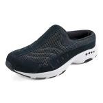 Easy Spirit Women's Navy Suede Traveltime Clogs