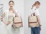 MKP Women's Stylish Multi-Pocket Anti-Theft Backpack