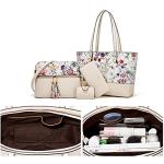 Chic 4-Piece Women’s Handbag and Wallet Set