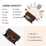 Cnoles Stylish White Leather Backpack for Women