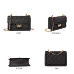 Small Quilted Crossbody Bag - Trendy Black Purse