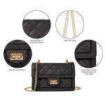 Small Quilted Crossbody Bag - Trendy Black Purse