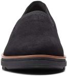 Clarks Sharon Dolly Black Suede Loafers, Women’s 8.5