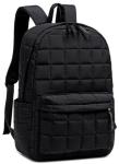 Chic Quilted Black Travel Backpack for Women