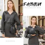 Chic Black Crossbody Bag for Women