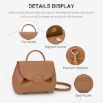Designer Mini Faux Leather Top Handle Bag