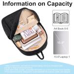 Chic Quilted Black Travel Backpack for Women