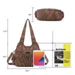 Angel Barcelo Brown Soft Leather Hobo Bag