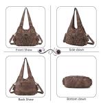 Angel Barcelo Brown Soft Leather Hobo Bag