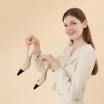 Ankis Closed Toe Slingback Heels for Women