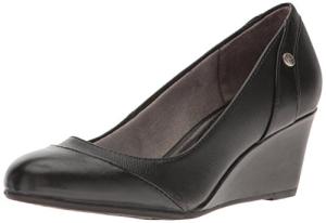 LifeStride Women's Black Wedge Pump, Size 11