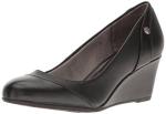 LifeStride Women's Black Wedge Pump, Size 11