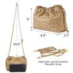 Joryin Vegan Leather Dumpling Crossbody & Clutch