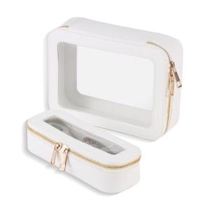 Chic Small Clear Makeup Bag and Organizer