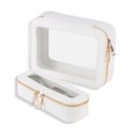 Chic Small Clear Makeup Bag and Organizer