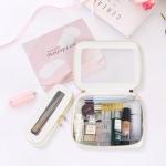 Chic Small Clear Makeup Bag and Organizer