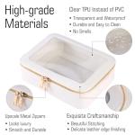 Chic Small Clear Makeup Bag and Organizer