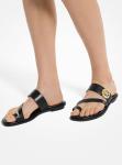 Michael Kors Vera Black Flat Thong Sandals - Women’s