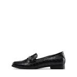 DREAM PAIRS Women's Stylish Black Penny Loafers