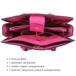 Dasein Women's Luxury Handbag and Clutch Set