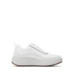 Chic White Chunky Platform Sneakers for Women