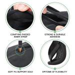 MEGNYA Diabetic Supportive Flip Flops for Women, Best Orthotic Sandals for Flat Feet High Arch, Athletic Thong Style Sandals for Outdoor Activities black Black Size 9