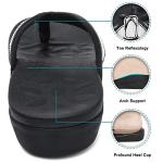 MEGNYA Diabetic Supportive Flip Flops for Women, Best Orthotic Sandals for Flat Feet High Arch, Athletic Thong Style Sandals for Outdoor Activities black Black Size 9