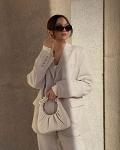 JW PEI Women's Beige Gabbi Ruched Hobo Bag